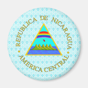 Nicaragua-Wappen Detail Magnet