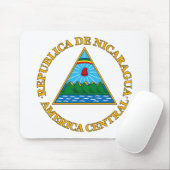 Nicaragua-Wappen Mousepad (Mit Mouse)