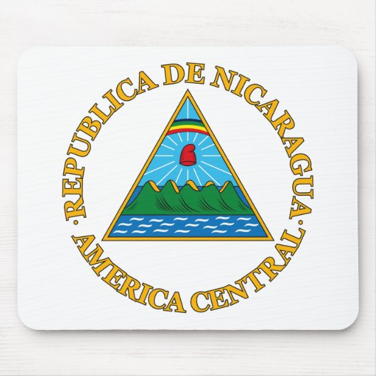 Nicaragua-Wappen Mousepad (Vorne)
