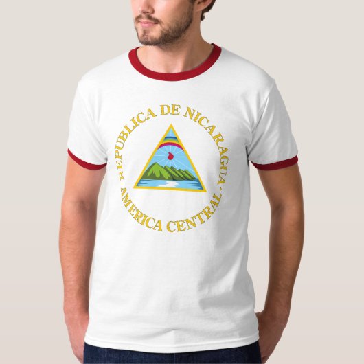 Nicaragua-Wappen T-Shirt (Vorderseite)