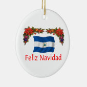 Nicaragua-Weihnachten Keramik Ornament (Rechts)