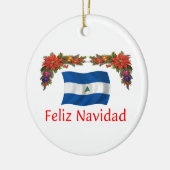 Nicaragua-Weihnachten Keramik Ornament (Links)