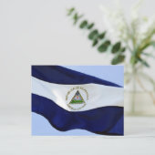 Nicaraguaflagge Postkarte (Stehend Vorderseite)