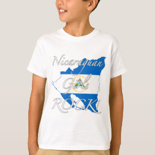 Nicaraguamädchen-Felsen! T-Shirt