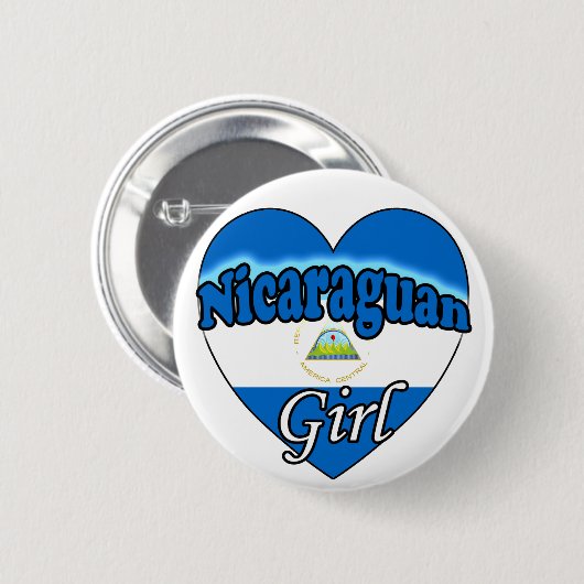 Nicaraguan Girl Button (Vorne & Hinten)