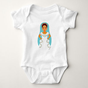 Nicaraguan Matryoshka Baby Bodysuit Strampler