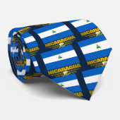 "Nicaraguaner-Pride" Krawatte (Gerollt)