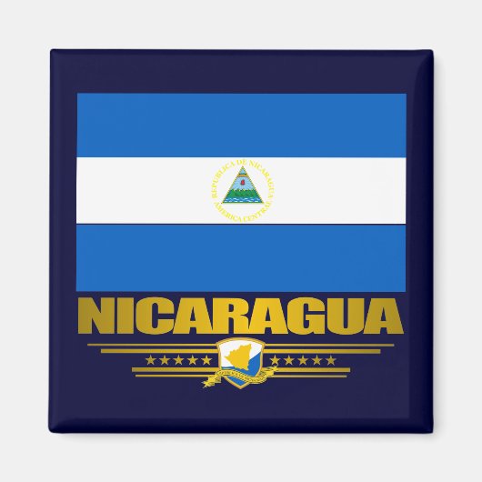 "Nicaraguaner-Pride" Magnet (Vorne)