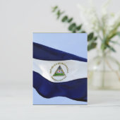 nicaraguanische Flagge Postkarte (Stehend Vorderseite)