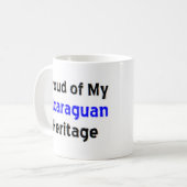 nicaraguanische Kaffee-Tasse Kaffeetasse (Vorderseite Links)