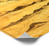 NicaraguaPanoramakarteNicaragua Poster (Ecke)