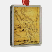 NicaraguaPanoramic MapNicaragua Ornament Aus Metall (Rechts)