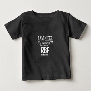 Nicartiger als mein RBF sich im Gesicht ausruh Baby T-shirt