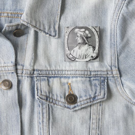 Niccolo Machiavelli, 1724 Button (Beispiel)