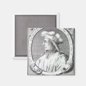 Niccolo Machiavelli, 1724 Magnet (Vorderseite/Rückseite)