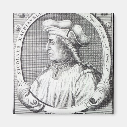 Niccolo Machiavelli, 1724 Magnet (Vorne)