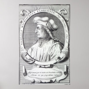 Niccolo Machiavelli, 1724 Poster