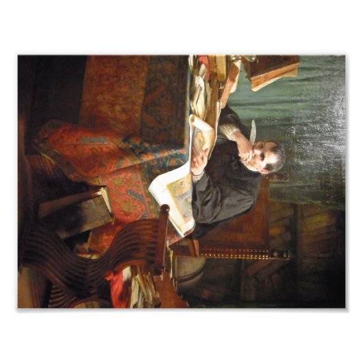 Niccolò Machiavelli in seiner Studie von Stephano Fotodruck (Vorne)