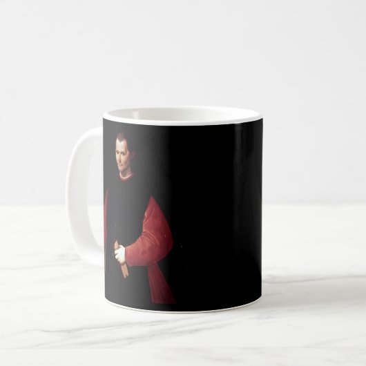 Niccolo Machiavelli Kaffeetasse (Vorderseite Links)