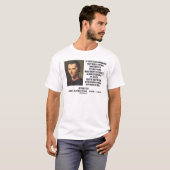 Niccolo Machiavelli neue Reihenfolge der Dinge Zit T-Shirt (Vorne ganz)