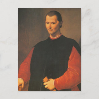 Niccolò Machiavelli Postkarte