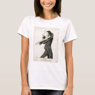Niccolo Paganini (1782-1840) die Violine, 1 T-Shirt