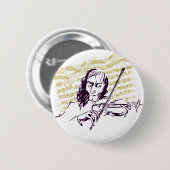 Niccolo Paganini Button (Vorne & Hinten)