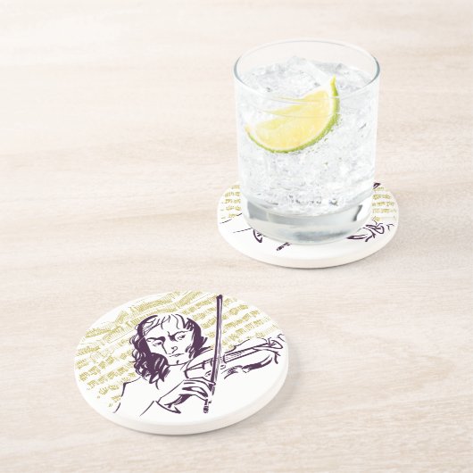 Niccolo_Paganini Getränkeuntersetzer (Seite)