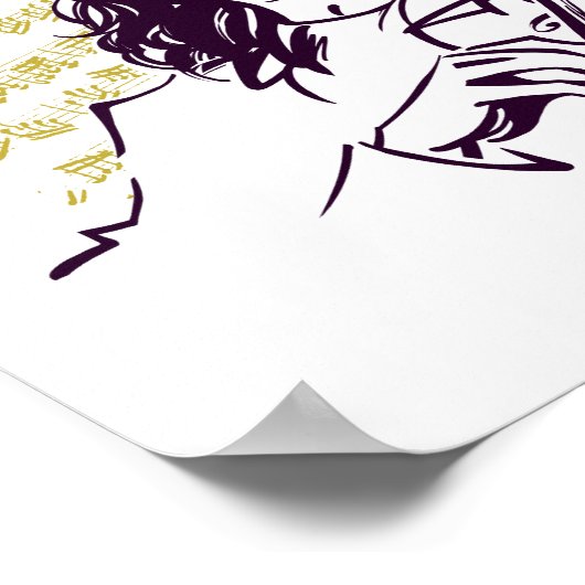 Niccolo Paganini Poster (Ecke)