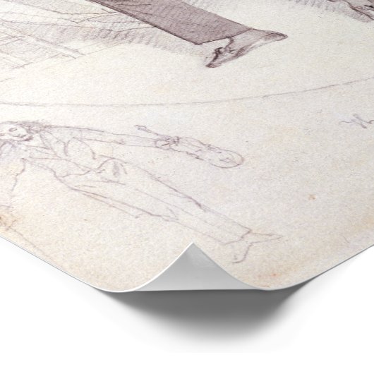 Niccolo Paganini, Violinist Poster (Ecke)