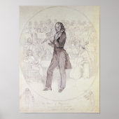 Niccolo Paganini, Violinist Poster (Vorne)