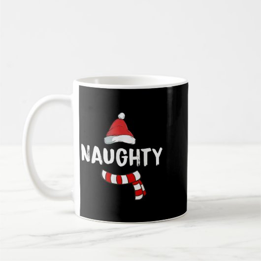 Nice And Naughty Shirt Matching Christmas Pajamas Kaffeetasse (Links)