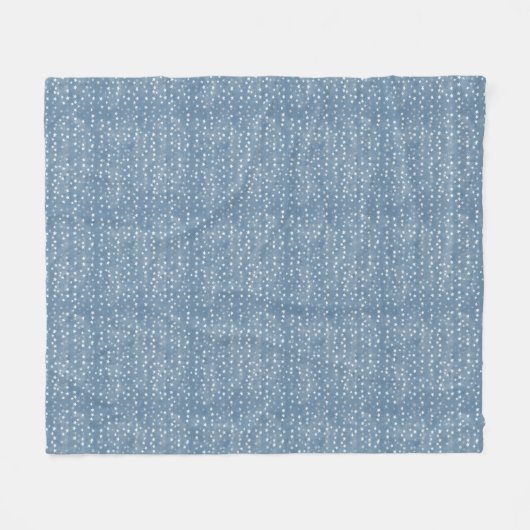 Nice Baby Blue Night Star Blanket Fleecedecke (Vorderseite (Horizontal))