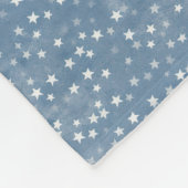 Nice Baby Blue Night Star Blanket Fleecedecke (Ecke)