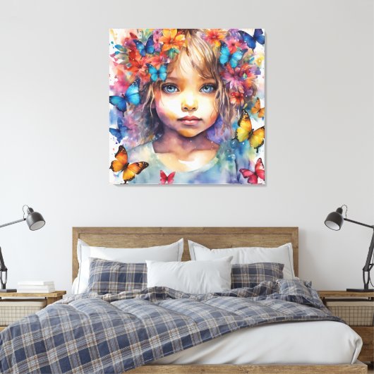 Nice Baby Leinwanddruck (Insitu (Schlafzimmer))