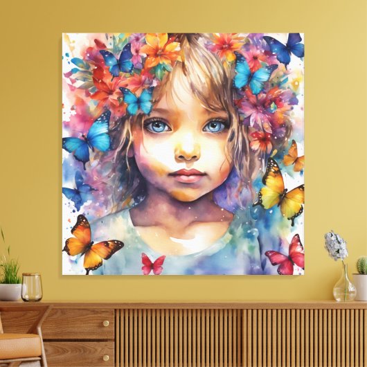 Nice Baby Leinwanddruck (Insitu (Wohnzimmer))