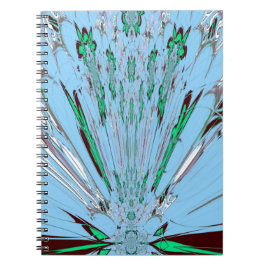 Nice Beautiful Aqua Phantastisches Blumenmuseum Notizblock