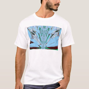 Nice Beautiful Aqua Phantastisches Blumenmuseum T-Shirt