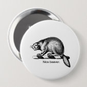NICE BEAVER -.png Button (Vorne & Hinten)