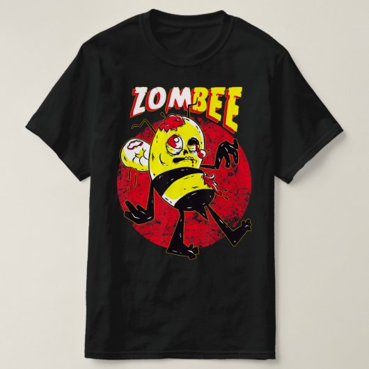Nice Beekeeping Zombie Honeybee Zombee Beekeeper’s T-Shirt (Design vorne)