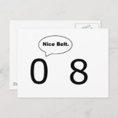 Nice Belt Postkarte (Vorne/Hinten)