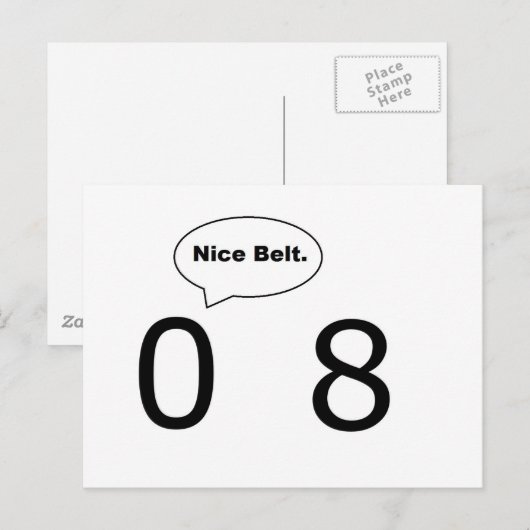 Nice Belt Postkarte (Vorne/Hinten)