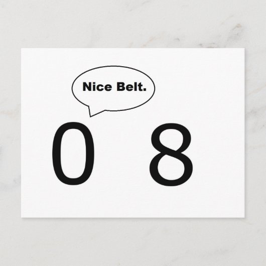 Nice Belt Postkarte (Vorderseite)