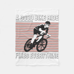 Nice Bike Rider Design - Eine gute Rad-Ride-Korrek Fleecedecke