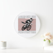 Nice Bike Rider Design - Eine gute Rad-Ride-Korrek Große Wanduhr (Zuhause)