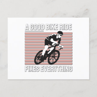 Nice Bike Rider Design - Eine gute Rad-Ride-Korrek Postkarte