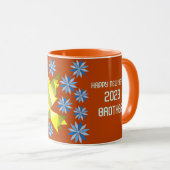 NICE BIRD TASSE NEUJAHR ALS GESCHENK FÜR BROTHER 2 (VorderseiteRechts)