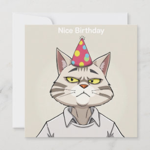 Nice Birthday Card - Cat Edition Karte