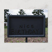 Nice Birthday Card Postkarte (Vorderseite)