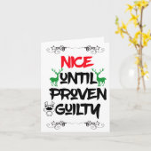 Nice bis Proven Guilty - Weihnachtskarte Karte (Gelbe Blume)